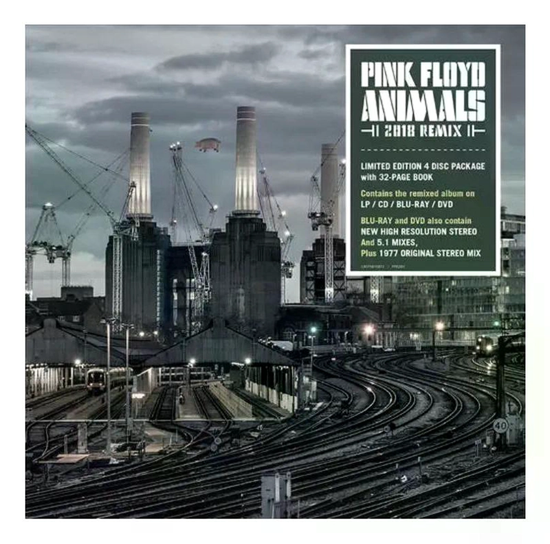 VINILO PINK FLOYD/ ANIMALS -2018 REMIX 1LP (BOX 1LP+1CD+1BR+1DVD) - 2