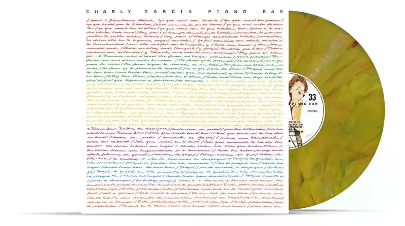 VINILO CHARLY GARCIA/ PIANO BAR (YELLOW VINYL) 1LP - 2