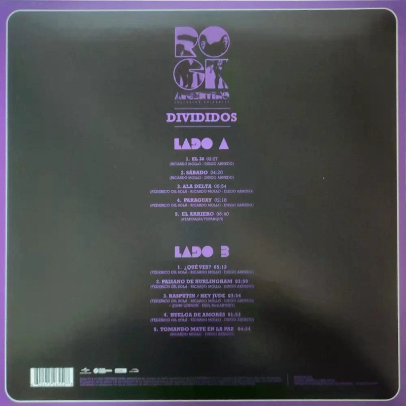 VINILO DIVIDIDOS/ SERIE ORO ROCK NACIONAL (COLORED VINYL) 1LP - 3