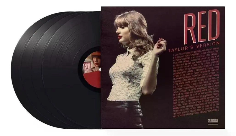 VINILO TAYLOR SWIFT/  RED (TAYLOR'S VERSION) 4LP - 2