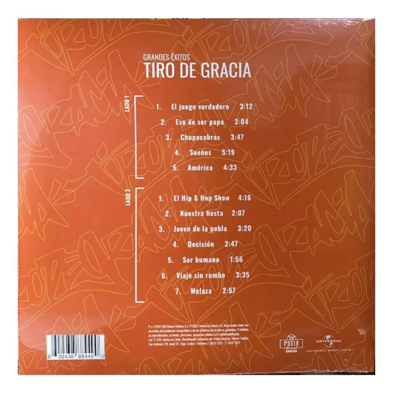 VINILO TIRO DE GRACIA/ GRANDES EXITOS  1LP - 2