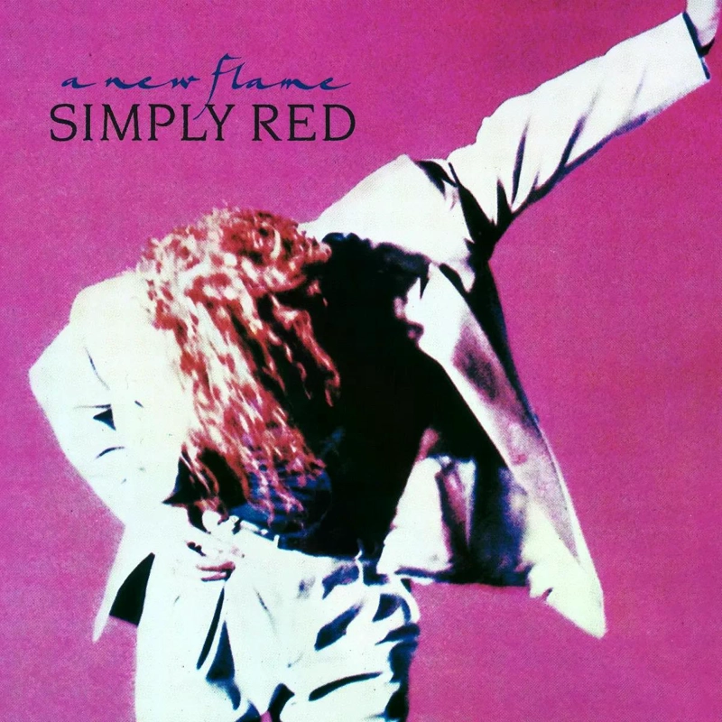 VINILO SIMPLY RED/ A NEW FLAME 1LP - 1