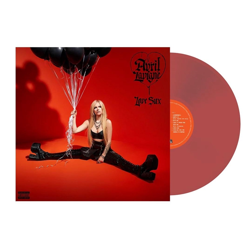 VINILO AVRIL LAVIGNE/ LOVE SUX, RED TRANSLUCENT 1LP - 2