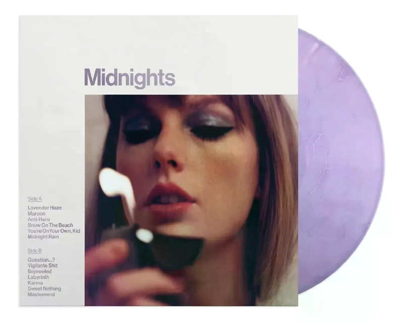 VINILO TAYLOR SWIFT/ MIDNIGHTS (LAVENDER MARBLED) 1LP - 2