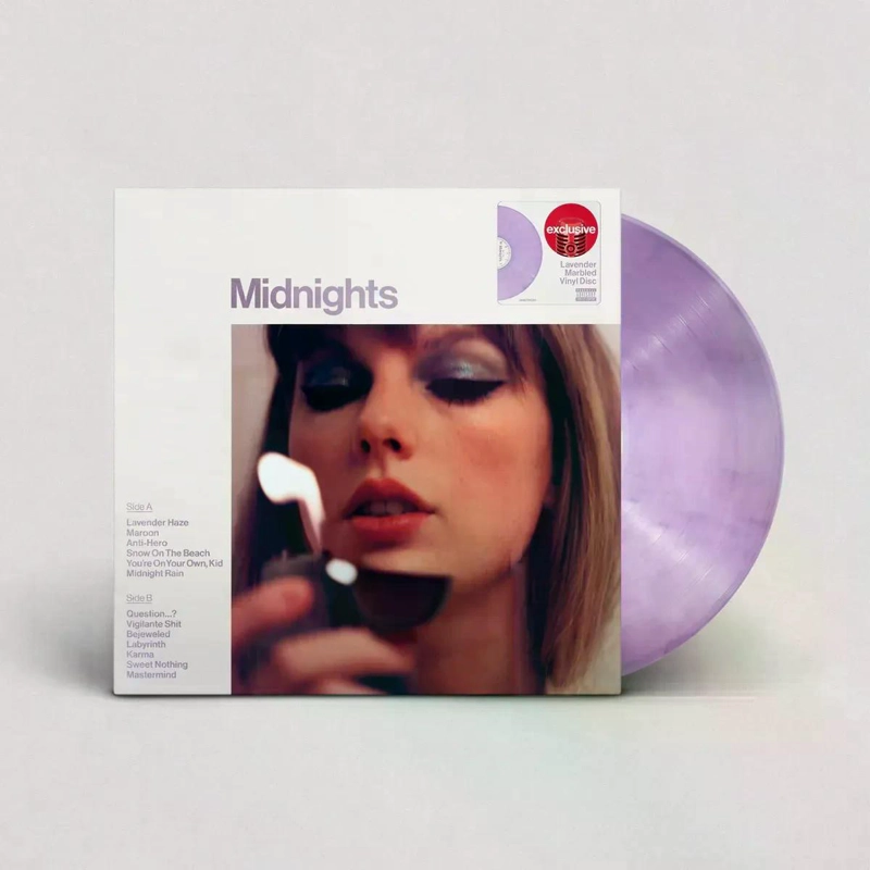 VINILO TAYLOR SWIFT/ MIDNIGHTS (LAVENDER MARBLED) 1LP - 3