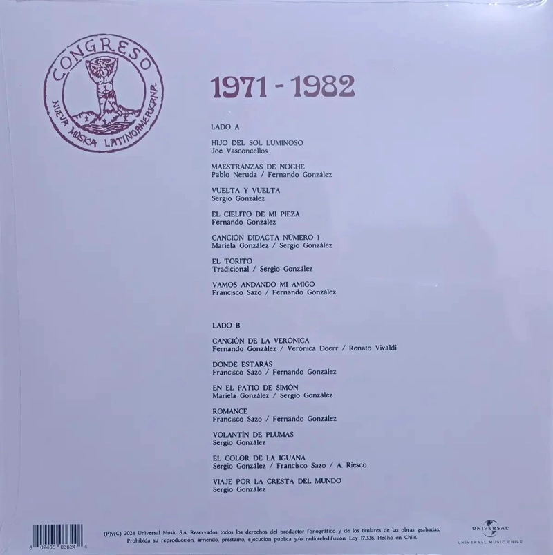 VINILO CONGRESO/ ANTOLOGIA 1971 - 1982 1LP - 3