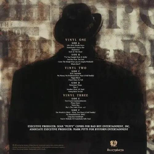 VINILO THE NOTORIOUS B.I.G./ LIFE AFTER DEATH 3LP - 2