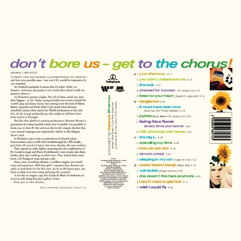 VINILO ROXETTE/ DON´T BORE US - GET TO THE CHORUS!  2LP - 4