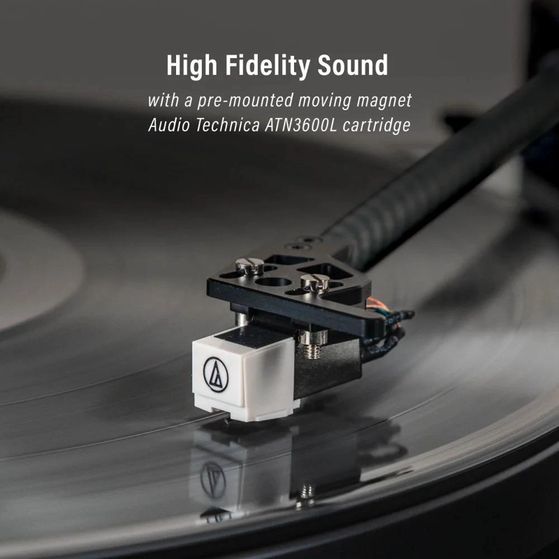 TORNAMESA CROSLEY/ RECORD PLAYER BT STAVE BLACK - 9