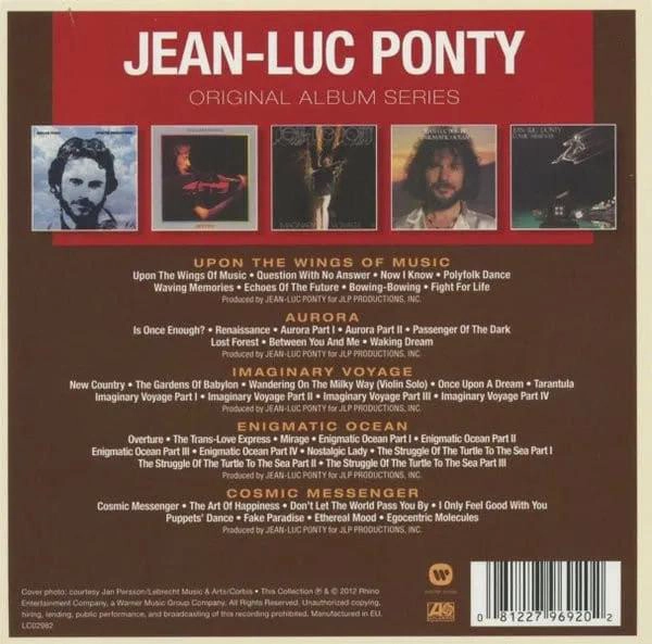 CD JEAN-LUC PONTY/ ORIGINAL ALBUM SERIES 5CD - 2