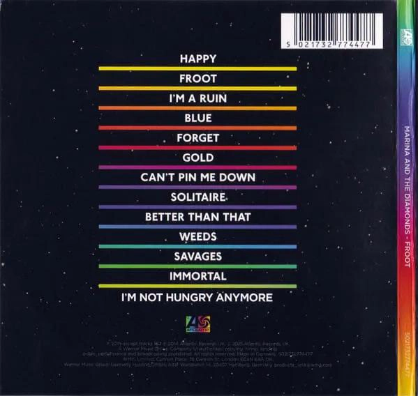 CD MARINA AND THE DIAMONDS/ FROOT 10TH ANNIVERSARY 1CD - 2