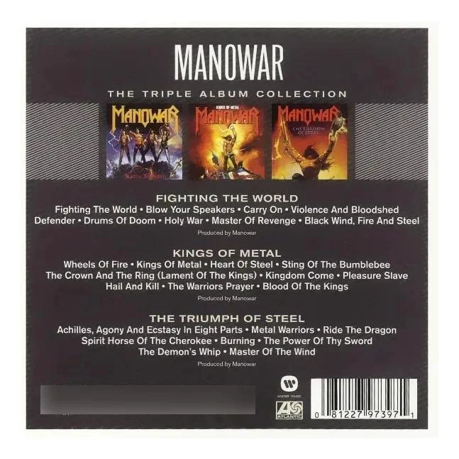 CD MANOWAR/ THE TRIPLE ALBUM COLLECTION 3CD - 2