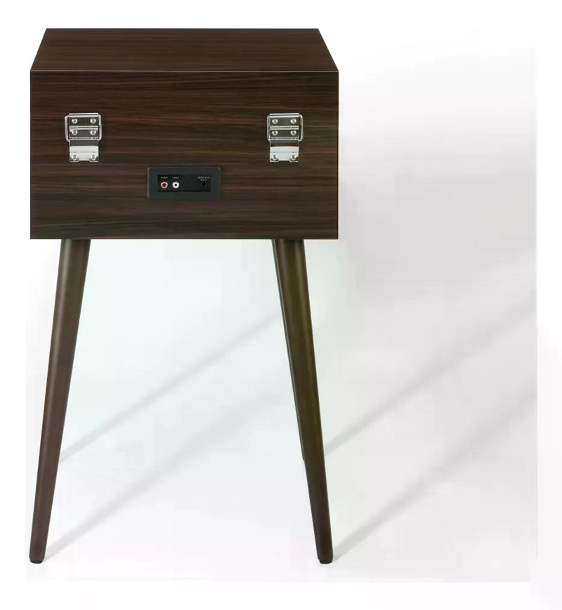 TORNAMESA CROSLEY/ JASPER RECORD PLAYER BT WALNUT MARRON OSCURO - 6