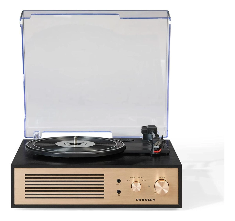 TORNAMESA CROSLEY/ RECORD PLAYER BT MILES BLACK - 1