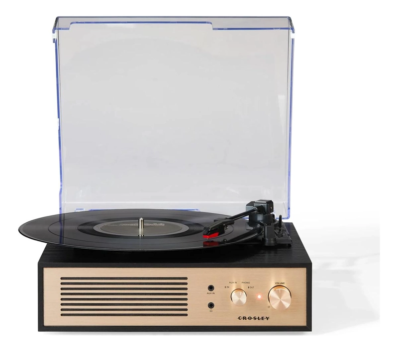 TORNAMESA CROSLEY/ RECORD PLAYER BT MILES BLACK - 8