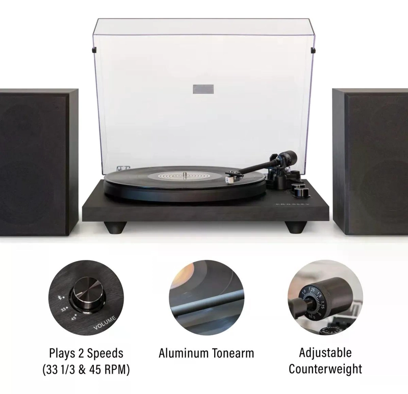 TORNAMESA CROSLEY/ C62 SHELF SYSTEM BLACK - 5