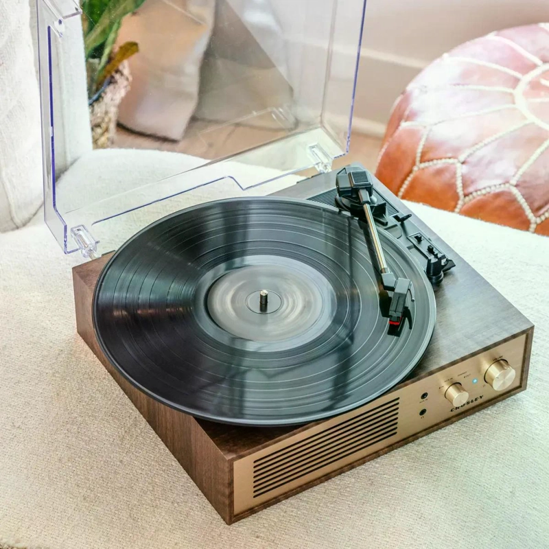 TORNAMESA CROSLEY/ RECORD PLAYER BT MILES NUT - 4