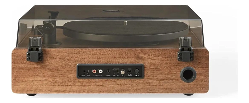 TORNAMESA CROSLEY/ RECORD PLAYER BT STAVE NATURAL MARRON CLARO - 6