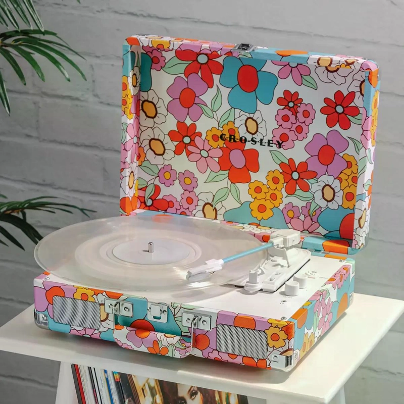 TORNAMESA CROSLEY/ CRUISER DELUXE BT GROOVY FLOWERS - 2
