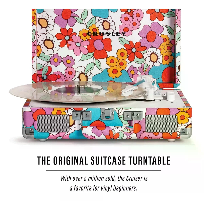TORNAMESA CROSLEY/ CRUISER DELUXE BT GROOVY FLOWERS - 5