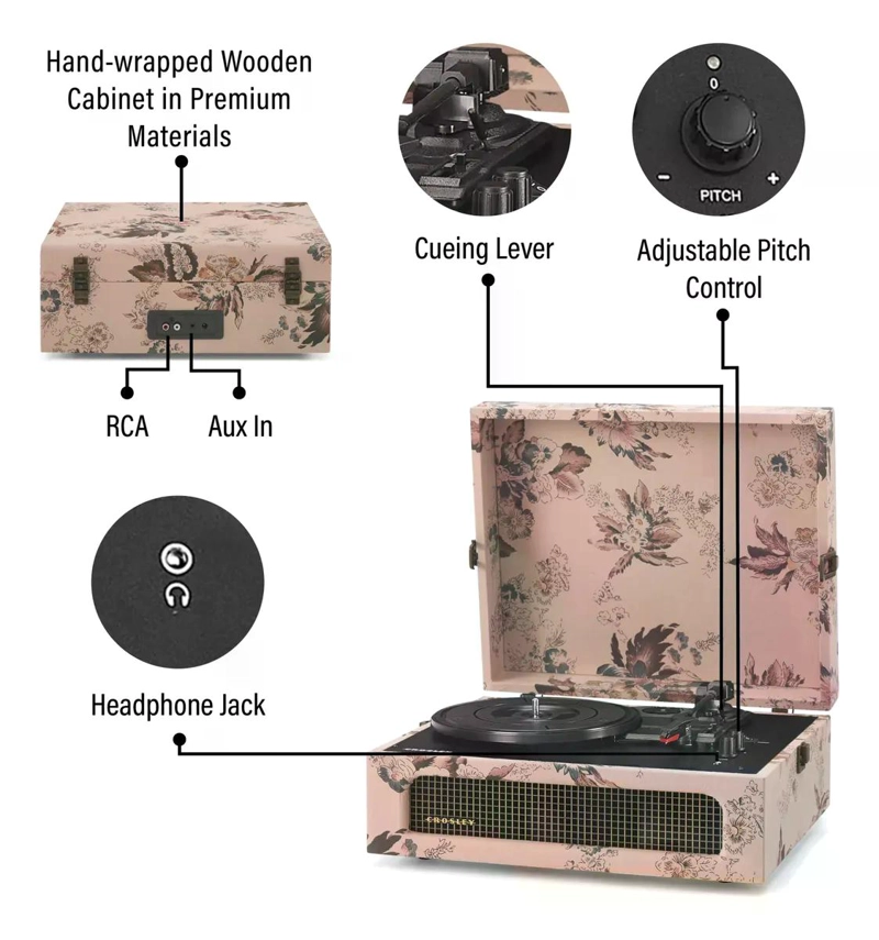 TORNAMESA CROSLEY/ VOYAGER BT FLORAL - 3