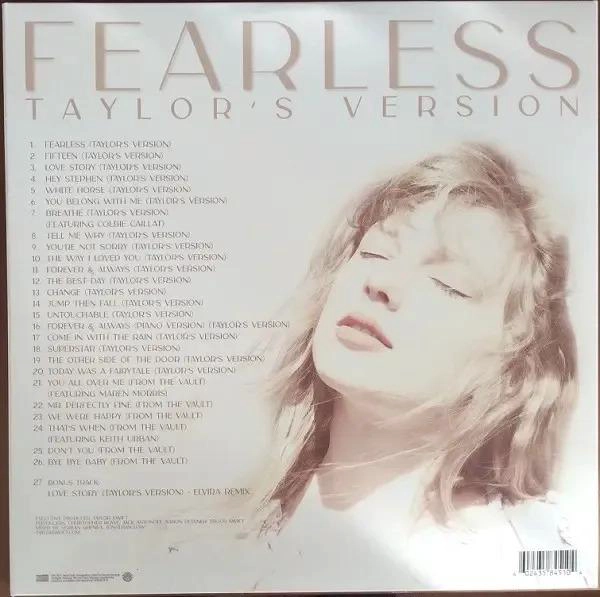 VINILO TAYLOR SWIFT/ FEARLESS (TAYLOR'S VERSION) (GOLD VINYL) 3LP - 4