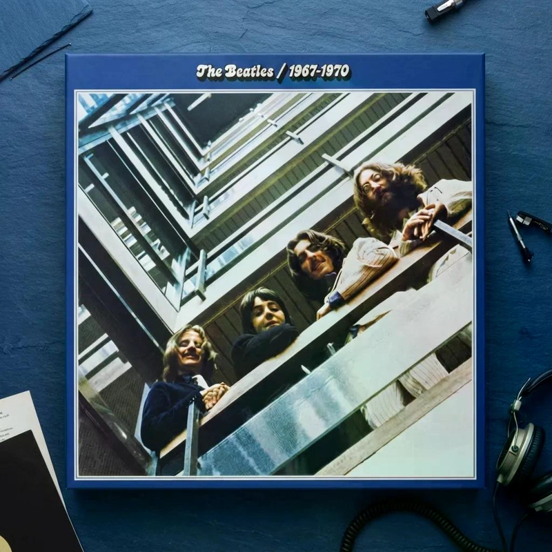VINILO THE BEATLES/ NOW & THEN 1967-1970 BLUE ALBUM 3LP - 3