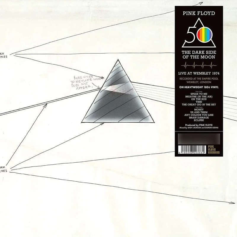 VINILO PINK FLOYD/ THE DARK SIDE OF THE MOON (LIVE WEMBLEY 1974) 1LP - 1