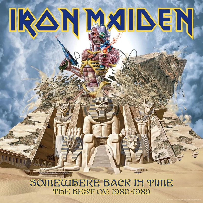 VINILO IRON MAIDEN/ SOMEWHERE BACK IN TIME 2LP - 1