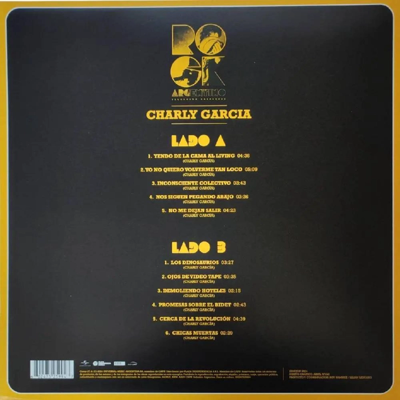 VINILO CHARLY GARCIA/ SERIE ORO ROCK NACIONAL 1LP VARIANTE - 3
