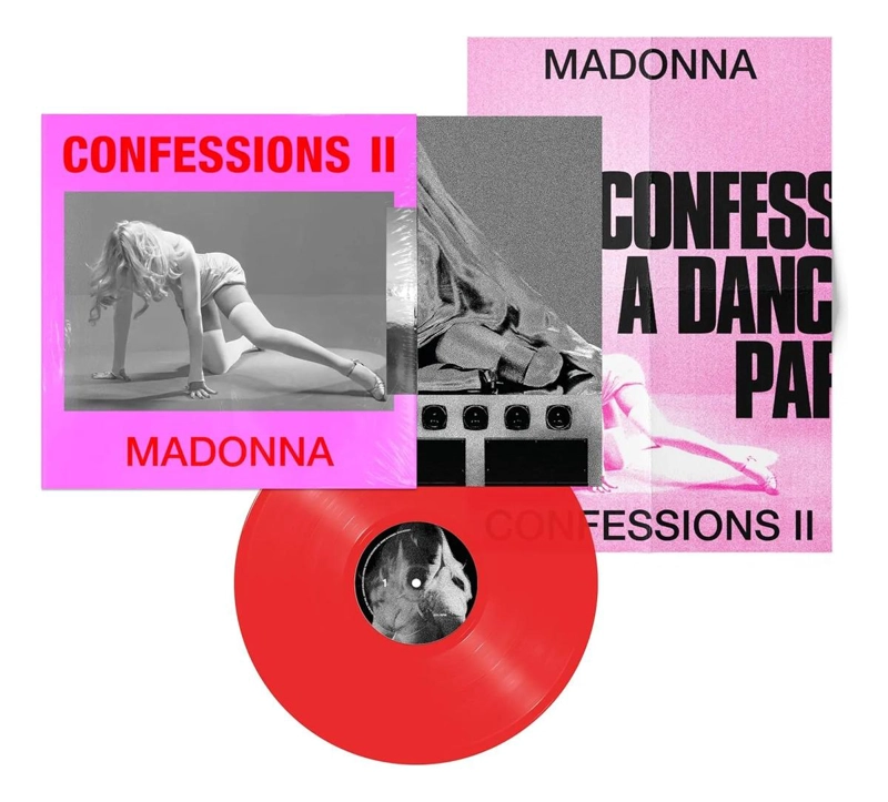 VINILO MADONNA/ CONFESSIONS II (TRANS RED VINYL) 1LP - 3