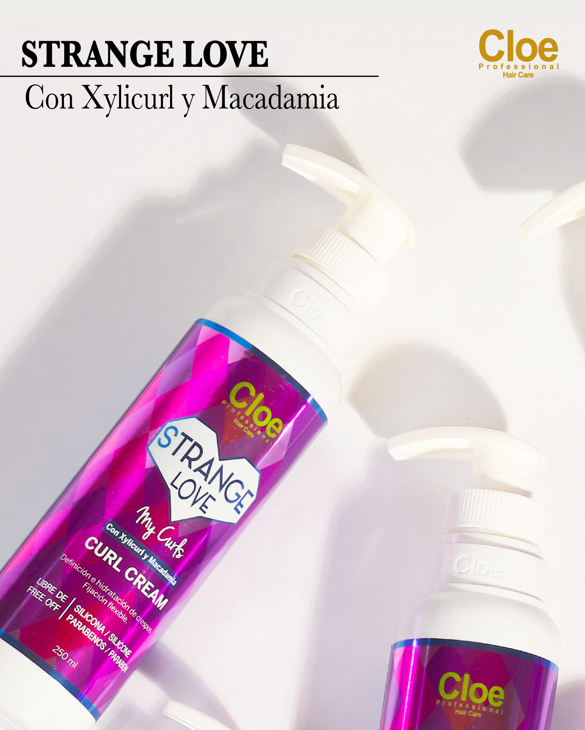 CREMA DE PEINAR CLOE RIZOS LOVE 250 ML - 2