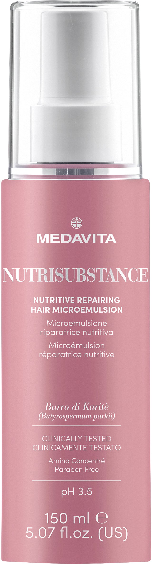 PACK MEDAVITA SHAMPOO NUTRICION 250ML + MASCARA NUTRICION 150ML + LEAVE IN REPARATIVA NUTRITIVA - 4
