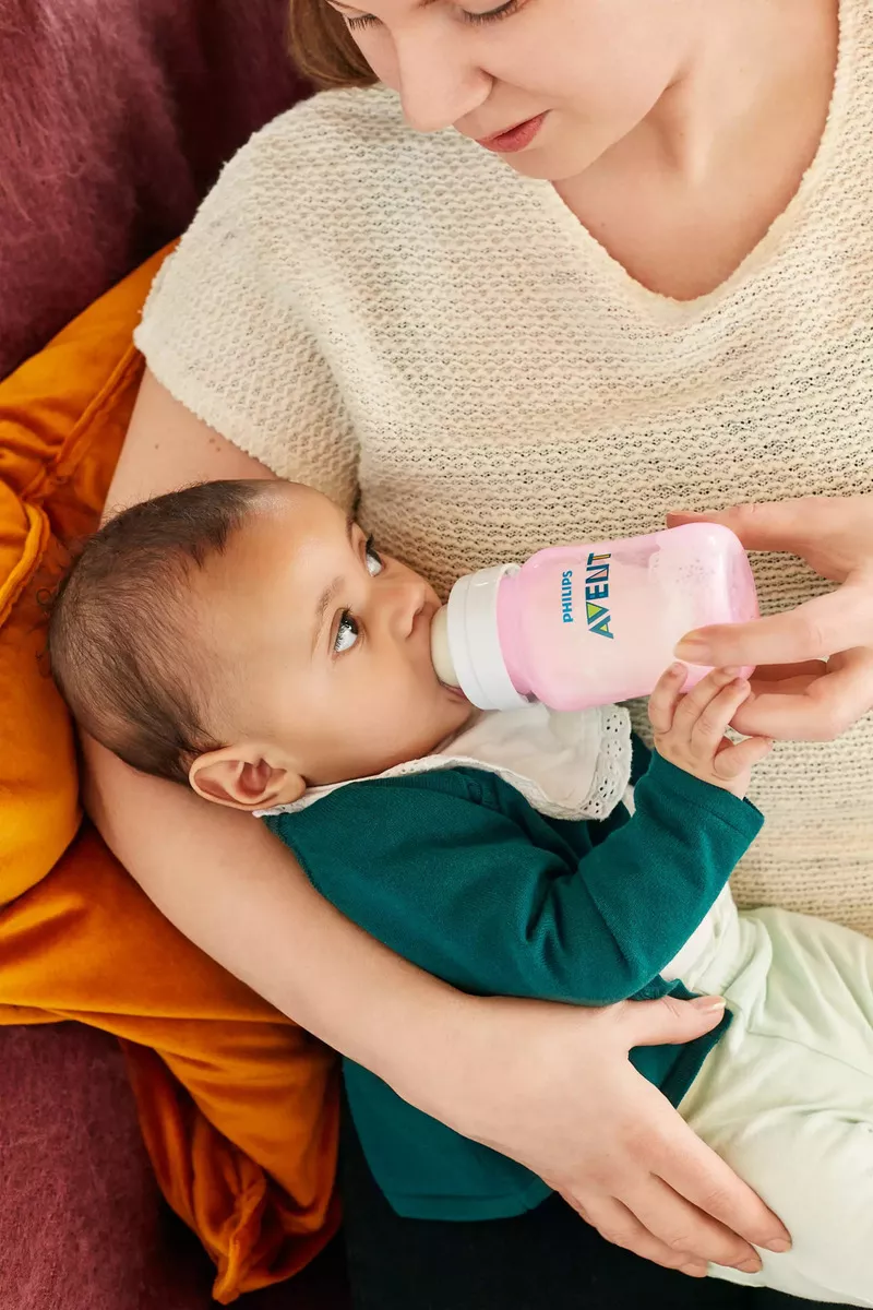 SET 2 MAMADERAS AVENT 260 ML ANTI-COLIC ROSADAS COLOR ROSADO N/A - 2