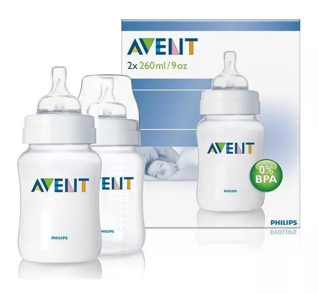 SET 2 MAMADERAS AVENT PHILIPS CLASSIC DE 260 ML - 2