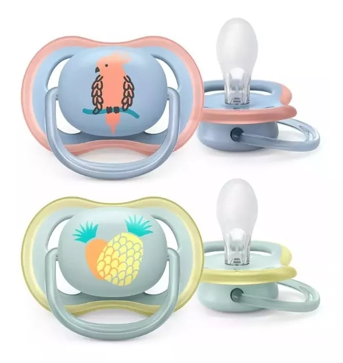 CHUPETE AVENT ULTRA AIR 0-6M RECIEN NACIDO SET X2 - 1