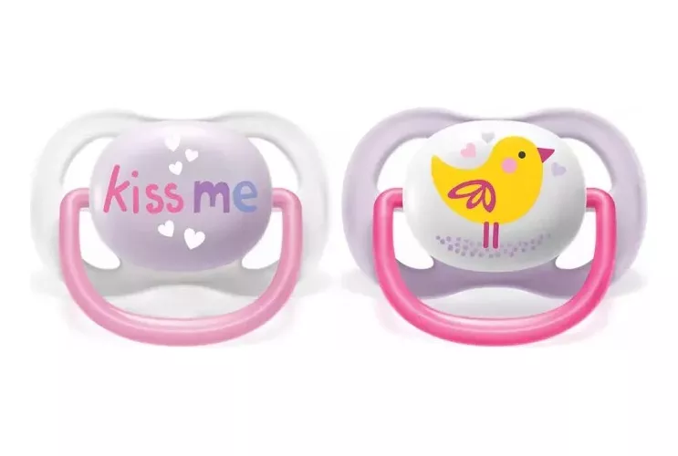 CHUPETE ULTRA AIR COLLECTION 0-6M X2 AVENT COLOR ROSA - 1