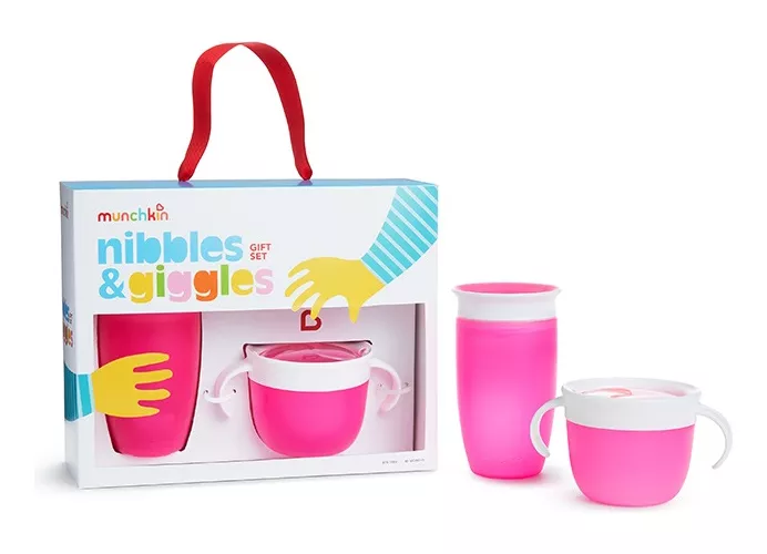 VASO ANTIDERRAME NIBBLES & GIGGLES GIFT SET MUNCHKIN - 1