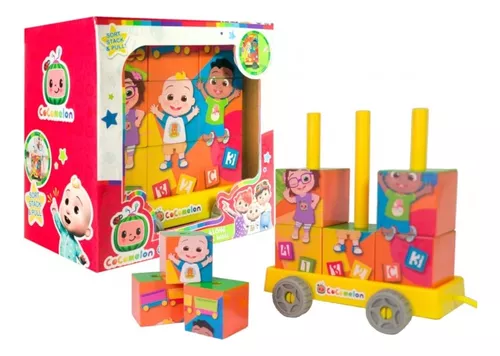 JUEGO ENCAJE Y VEHICULO COCOMELON - 1