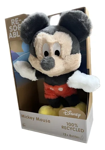 PELUCHE MICKEY MOUSE 100% RECICLABLE 30 CM - 1
