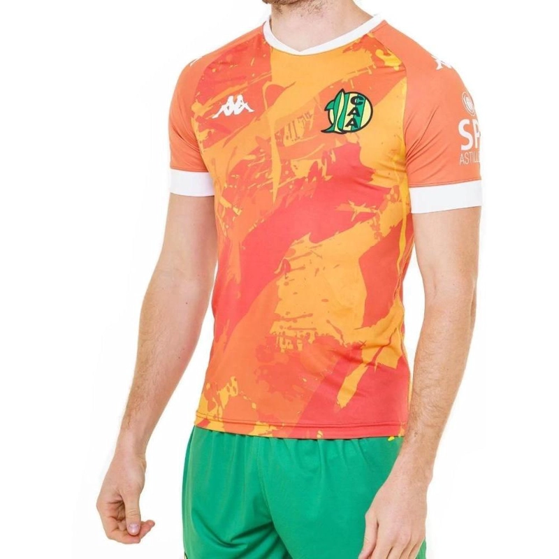 CAMISETA FÚTBOL HOMBRE KAPPA NARANJO ALDOSIVI 2021 ARQUERO NUEVA ORIGINAL - 1