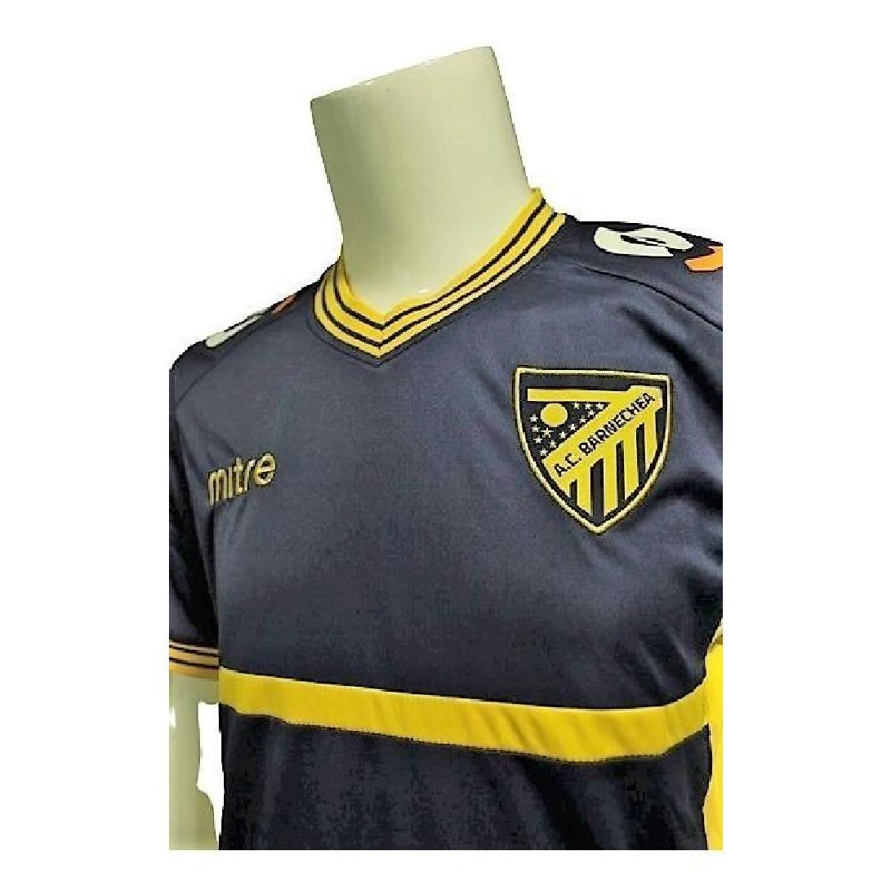 CAMISETA FÚTBOL HOMBRE MITRE AZUL BARNECHEA 2015 TITULAR NUEVA ORIGINAL - 2