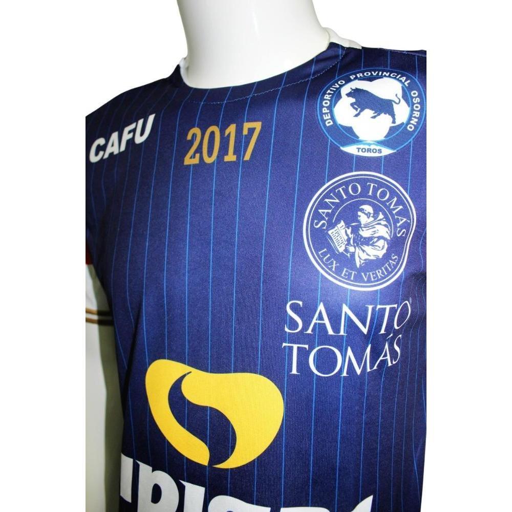 CAMISETA FÚTBOL HOMBRE CAFU AZUL OSORNO 2017 LOCAL NUEVA ORIGINAL CAFÚ - 3