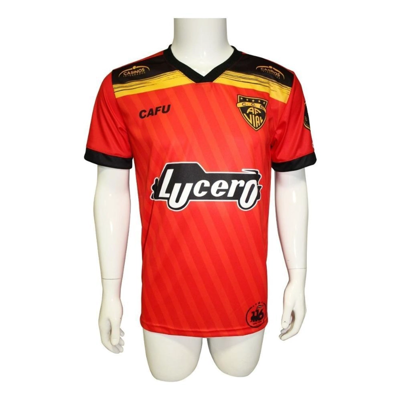 CAMISETA FERNÁNDEZ VIAL 2019 ARQUERO ROJO ORIGINAL CAFÚ - 1
