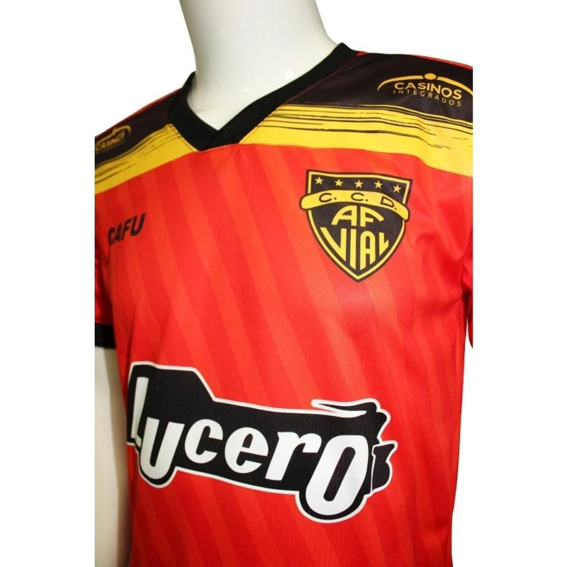 CAMISETA FERNÁNDEZ VIAL 2019 ARQUERO ROJO ORIGINAL CAFÚ - 2