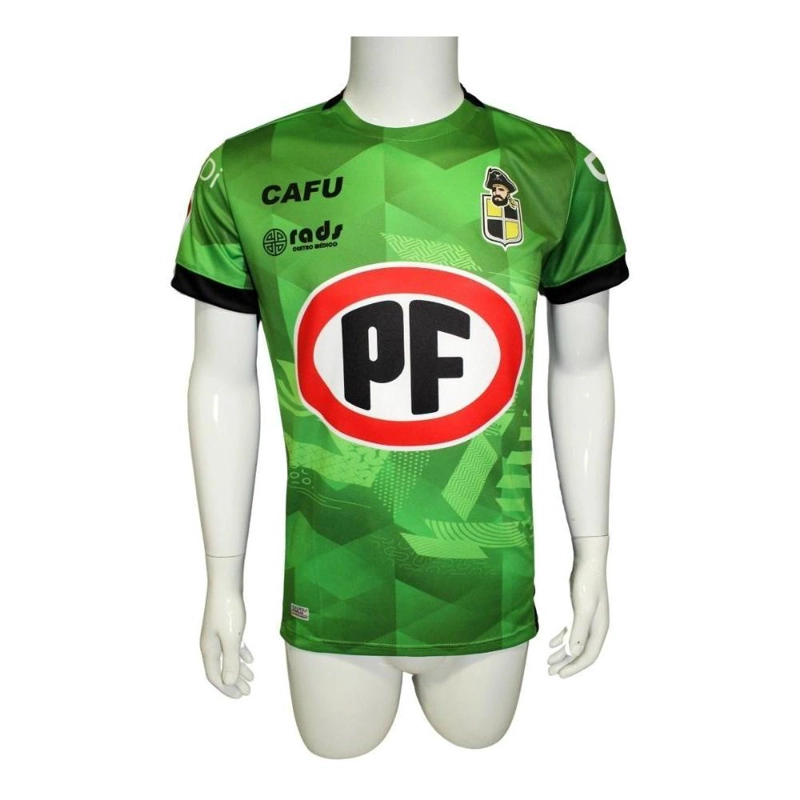 CAMISETA FÚTBOL HOMBRE CAFU VERDE COQUIMBO UNIDO ARQUERO 2020 N° 1 CANO - 2