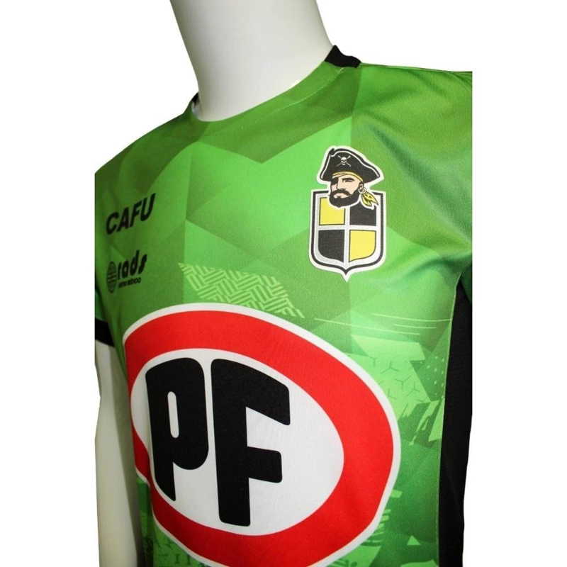 CAMISETA FÚTBOL HOMBRE CAFU VERDE COQUIMBO UNIDO ARQUERO 2020 N° 1 CANO - 3