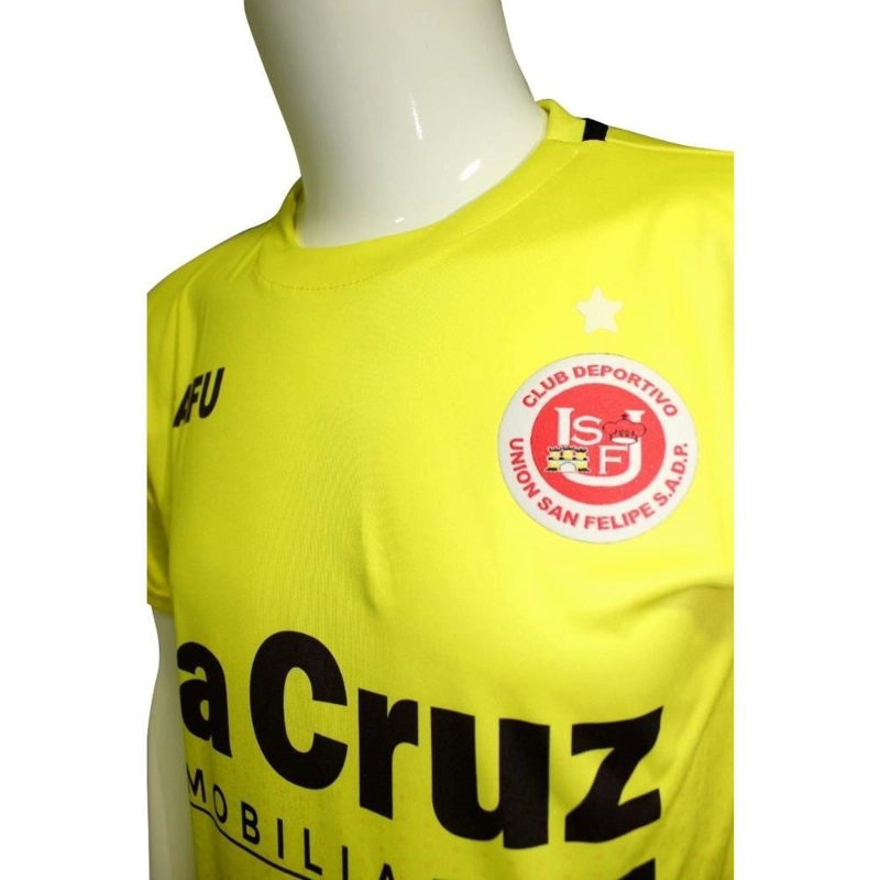 CAMISETA FÚTBOL HOMBRE CAFU AMARILLO UNIÓN SAN FELIPE 2020 ARQUERO NUEVA CAFÚ - 2