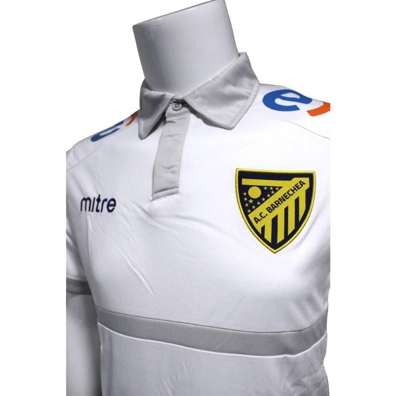 CAMISETA BARNECHEA 2015 VISITA BLANCO NUEVA ORIGINAL MITRE - 2