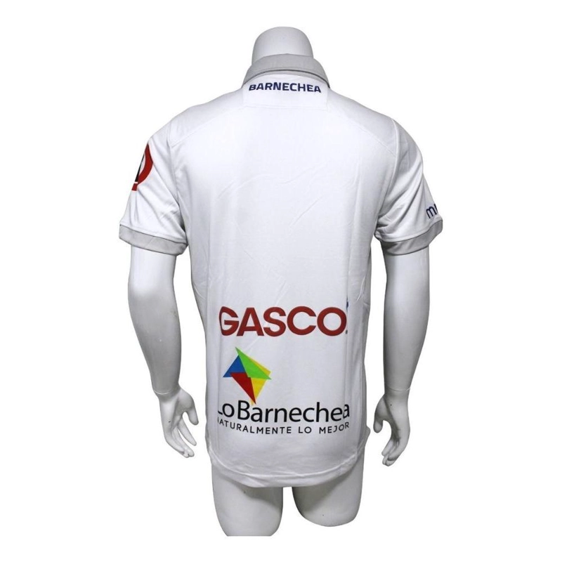 CAMISETA BARNECHEA 2015 VISITA BLANCO NUEVA ORIGINAL MITRE - 3